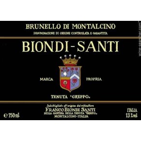 BRUNELLO DI MONTALCINO Biondi Santi - Riserva - 2001