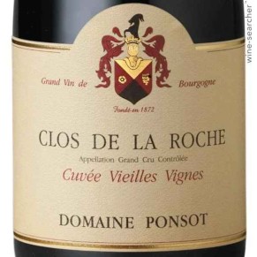 DOMAINE PONSOT CLOS DE LA ROCHE Grand Cru Cuvée Vieilles Vignes 2018